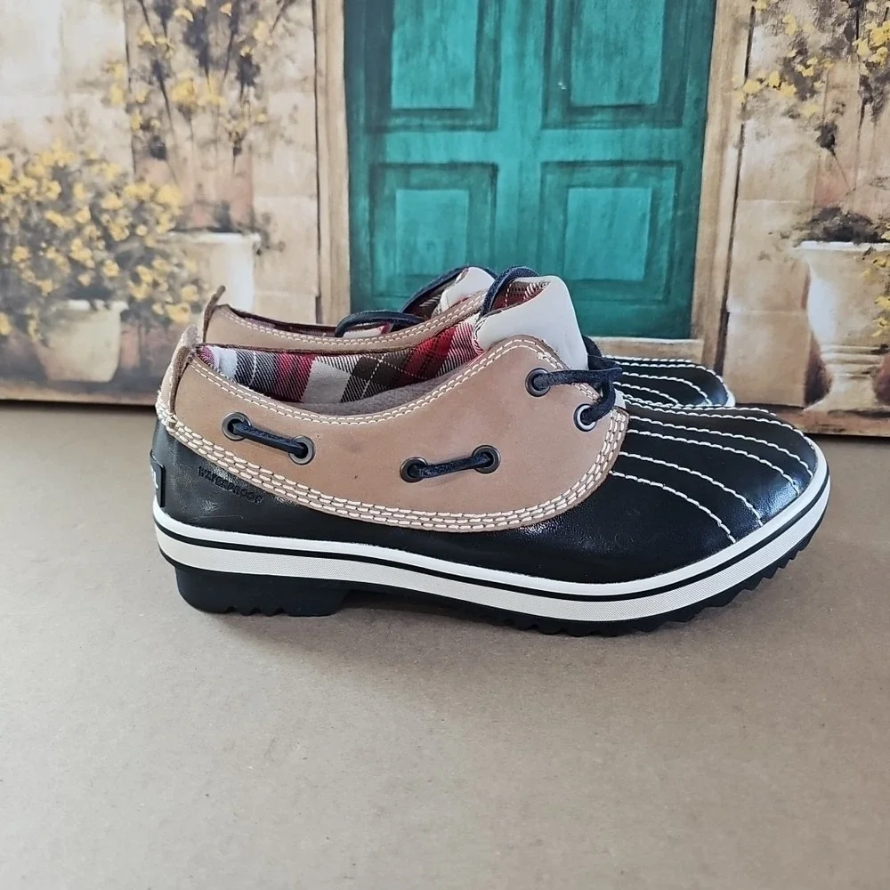 Sorel Women's Tivoli Low II Black/Brown Shoes Size‎ 7.5 US